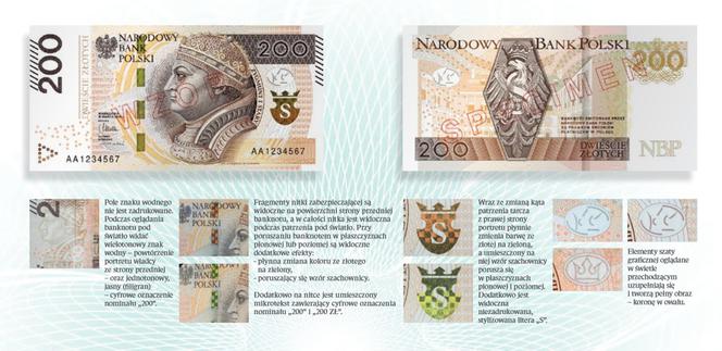 Nowy banknot 200 zł
