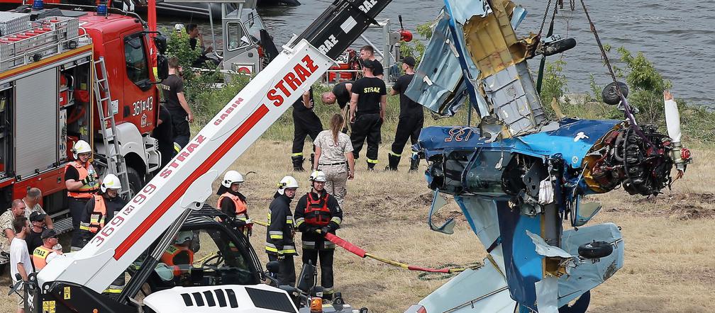 Niemiecki pilot rozbił się pod Warszawą