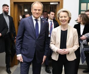 Donald Tusk przywitał Ursulę von der Leyen w Gdańsku