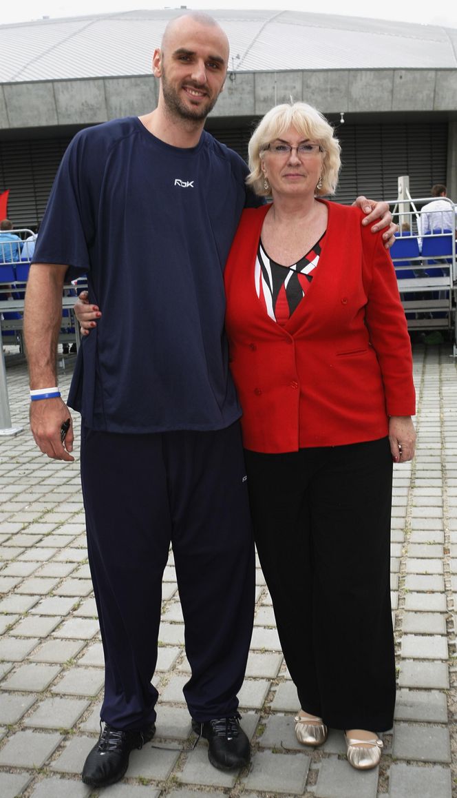 Marcin Gortat z mamą