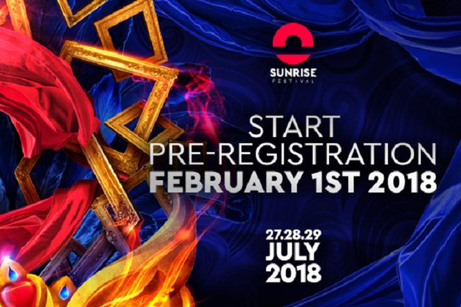 Sunrise Festival 2018 - bilety, pre-rejestracja już 1 lutego! 
