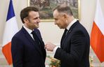 Prezydent Emmanuel Macron w Polsce