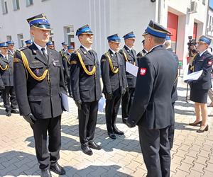 Akty nadania wyższych stopni służbowych odebrało w tym roku 21 strażaków z Komendy Miejskiej PSP w Siedlcach