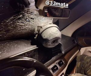Mata miał wypadek samochodowy! Pokazał przerażające zdjęcia