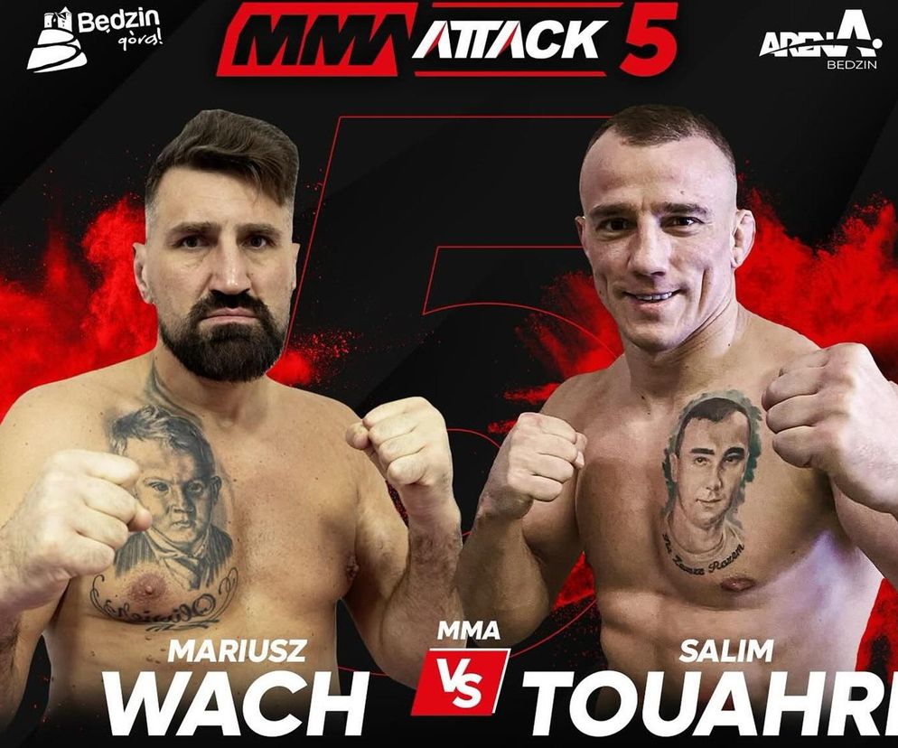 Mariusz Wach - Salim Touahri NA ŻYWO transmisja. Gdzie oglądać MMA Attack 5 dzisiaj 1.02.2025