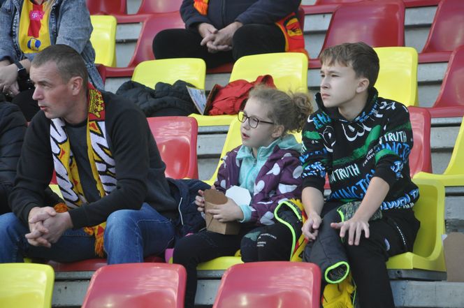 Korona Kielce - Lech Poznań. Zdjęcia kibiców na Exbud Arenie