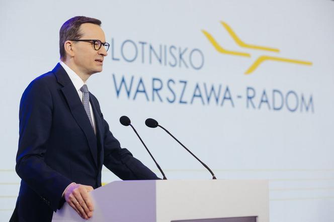 Mateusz Morawiecki na otwarciu lotniska Warszawa - Radom