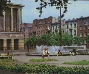 Łódź. Plac Dąbrowskiego w latach 70.
