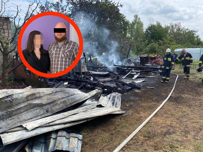 Podpalił dom, w którym spała jego żona z synkiem