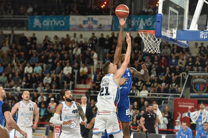 Arriva Polski Cukier Toruń - Anwil Włocławek, zdjęcia kibiców i zawodników z 4. meczu fazy play-off Orlen Basket Ligi