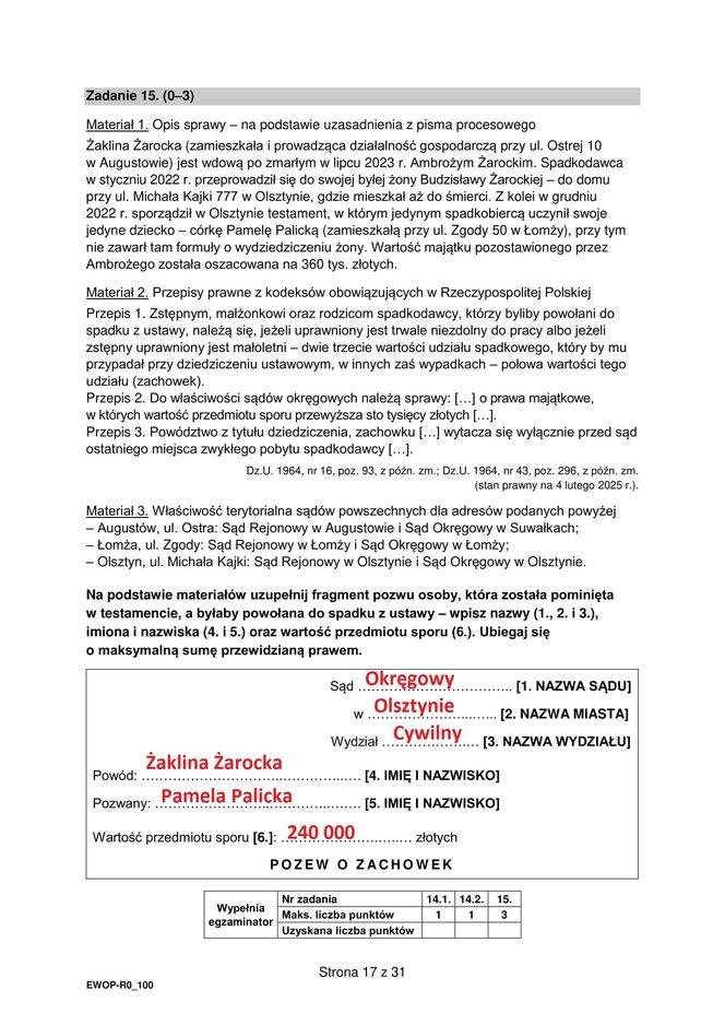 Matura 2025 WOS rozszerzony: odpowiedzi do wszystkich zadań z arkusza CKE - Formuła 2015 [13.05.2025]