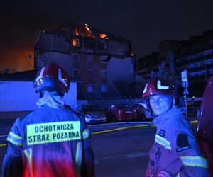 Pożar bloku w Ząbkach. Przerażające zdjęcia z miejsca tragedii