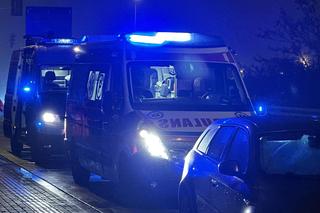 Wypadek na ulicy Powązkowskiej. Kobieta w ciąży zabrana do szpitala