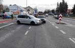 Zderzenie dwóch pojazdów na skrzyżowaniu Krakowskiej i Kochanowskiego w Tarnowie