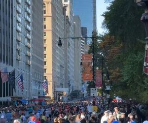 Katarzyna cichopek dopinguje męża na Maratonie Nowojorskim