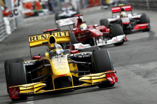 Robert Kubica na torze GP Monako 