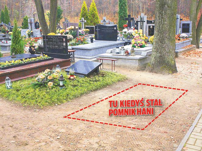 Ukradli grób Hanki Mostowiak