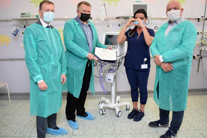 Nowy sprzęt dla szpitala w Lesznie. Powiat leszczyński kupił respirator 