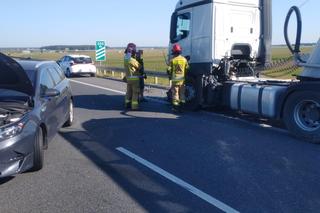 Wypadek na S5 koło Leszna. Jedna osoba poszkodowana [ZDJĘCIA]