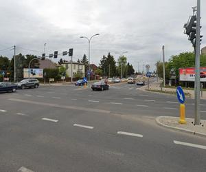 Skrzyżowanie ulic Ciołkowskiego z Mickiewicza