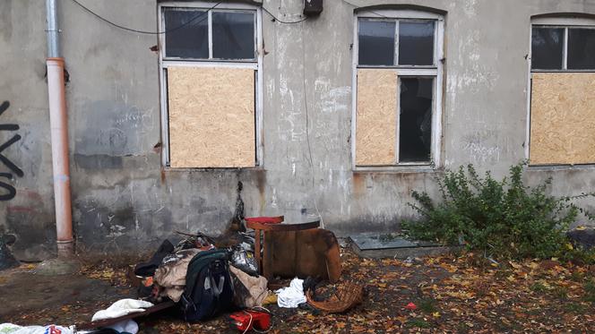 Pożar w centrum Łodzi