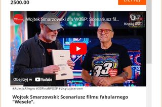 WOŚP 2025 - aukcje gwiazd