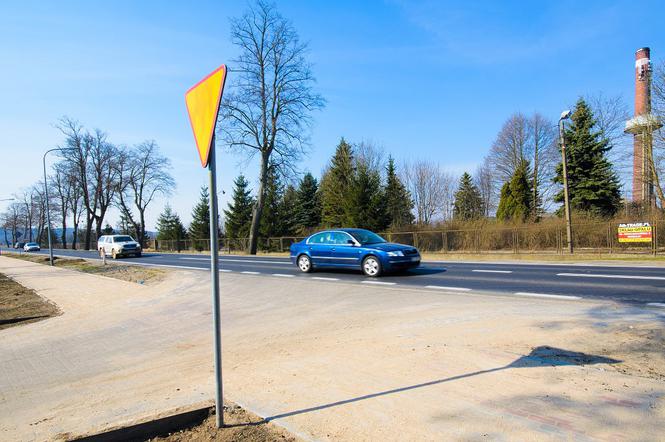 Chodnik przy ul. Koszalińskiej w Sianowie