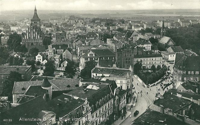 Ulica 11 Listopada w Olsztynie dawniej wyglądała zupełnie inaczej. Nosiła imię niemieckiego inżyniera