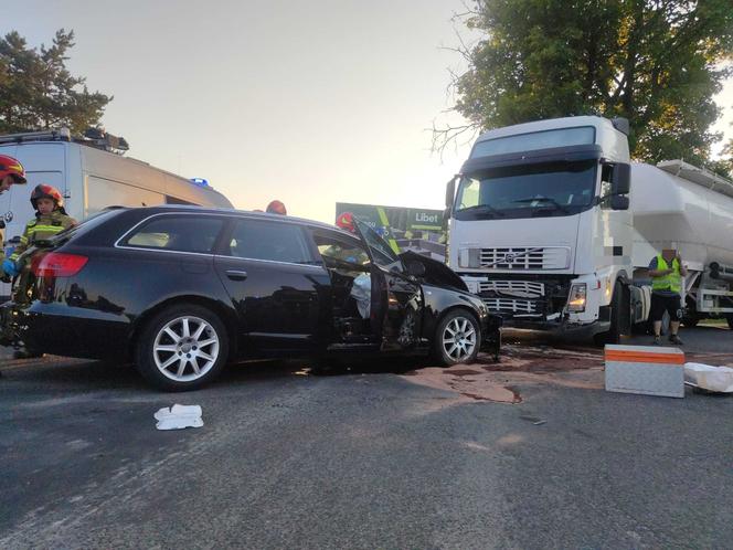 Wypadek na skrzyżowaniu Niedomickiej i Mroźnej w Tarnowie