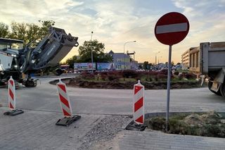 Siedlce: większe utrudnienia na ulicy Partyzantów na rondzie Solidarności