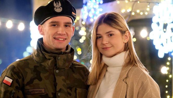 	Święta w M jak miłość odcinek specjalny. Lilka (Monika Mielnicka), Mateusz (Krystian Domagała)