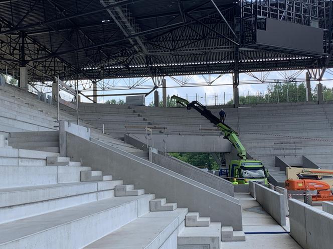 Nowy stadion GKS w Katowicach. Budowa