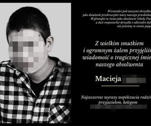 16-letni Maciek zginął w strasznym wypadku pod Człuchowem. Zadawałeś tyle pytań o Boga. Teraz poznałeś go osobiście