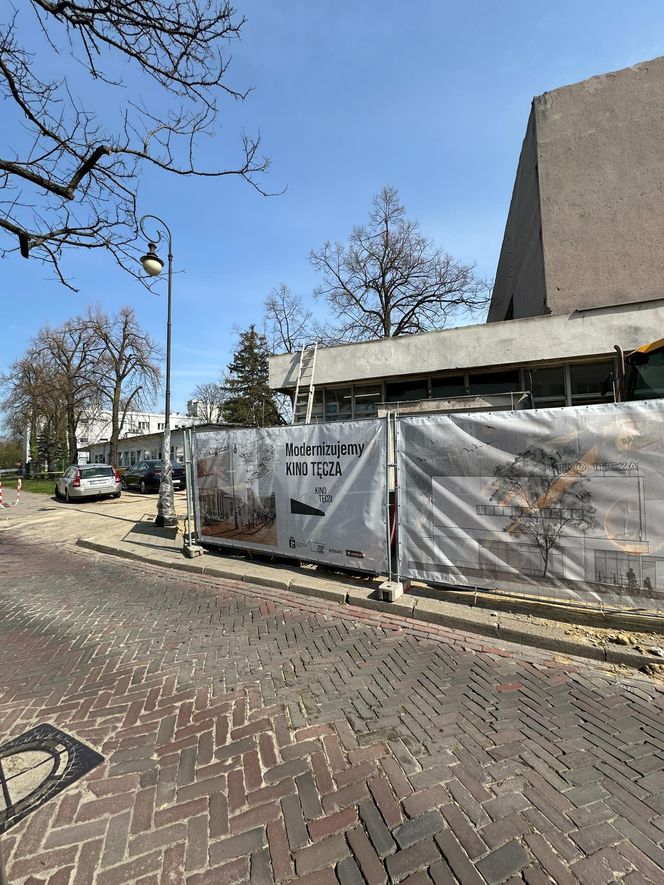 Przebudowa kina Tęcza (marzec 2025)