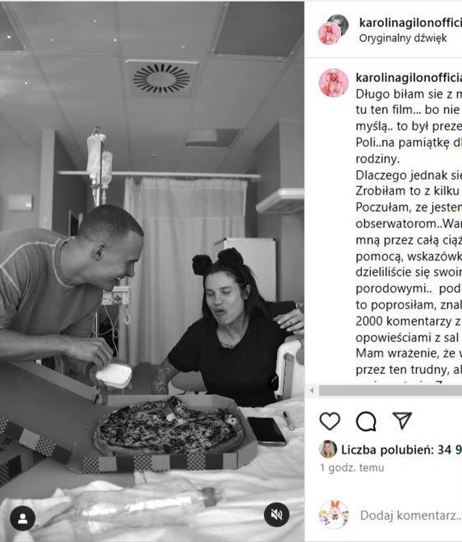 Mocne! Karolina Gilon pokazała swój poród