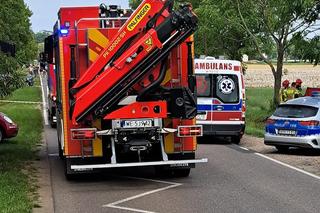 Auto 39-latki huknęło w drzewo i zmieniło się w kupę pogiętego złomu. Tragiczny wypadek w Zygmuntowie