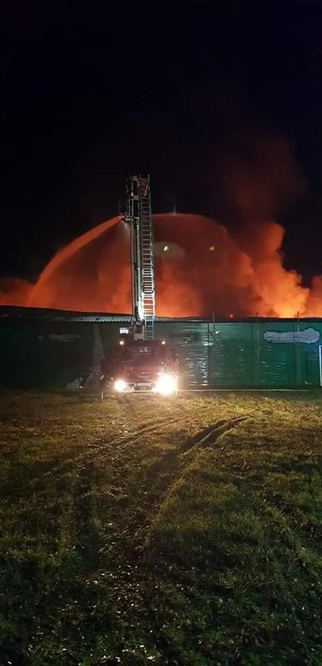 Ogromny pożar w Buszewie