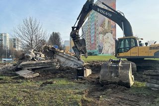 Rozbiorą drugą kładkę na al. Wyszyńskiego w Łodzi