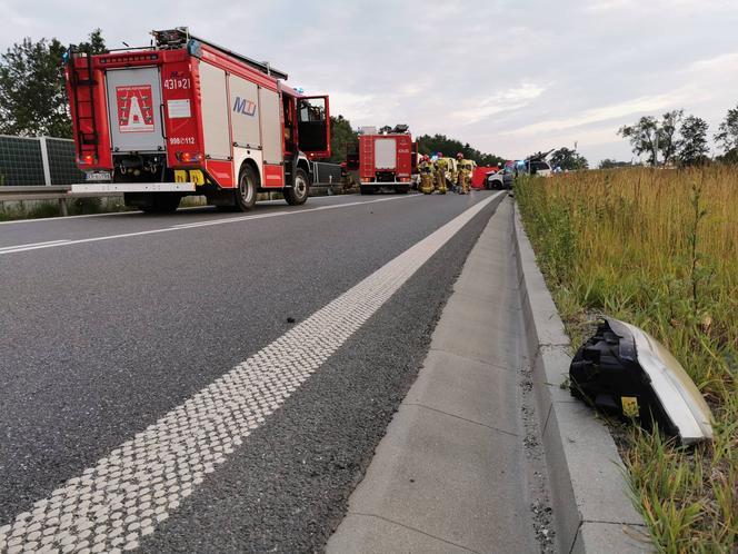 Dąbrowa Tarnowska. Tragiczne zderzenie osobówki z dostawczakiem. Nie żyje troje Rumunów