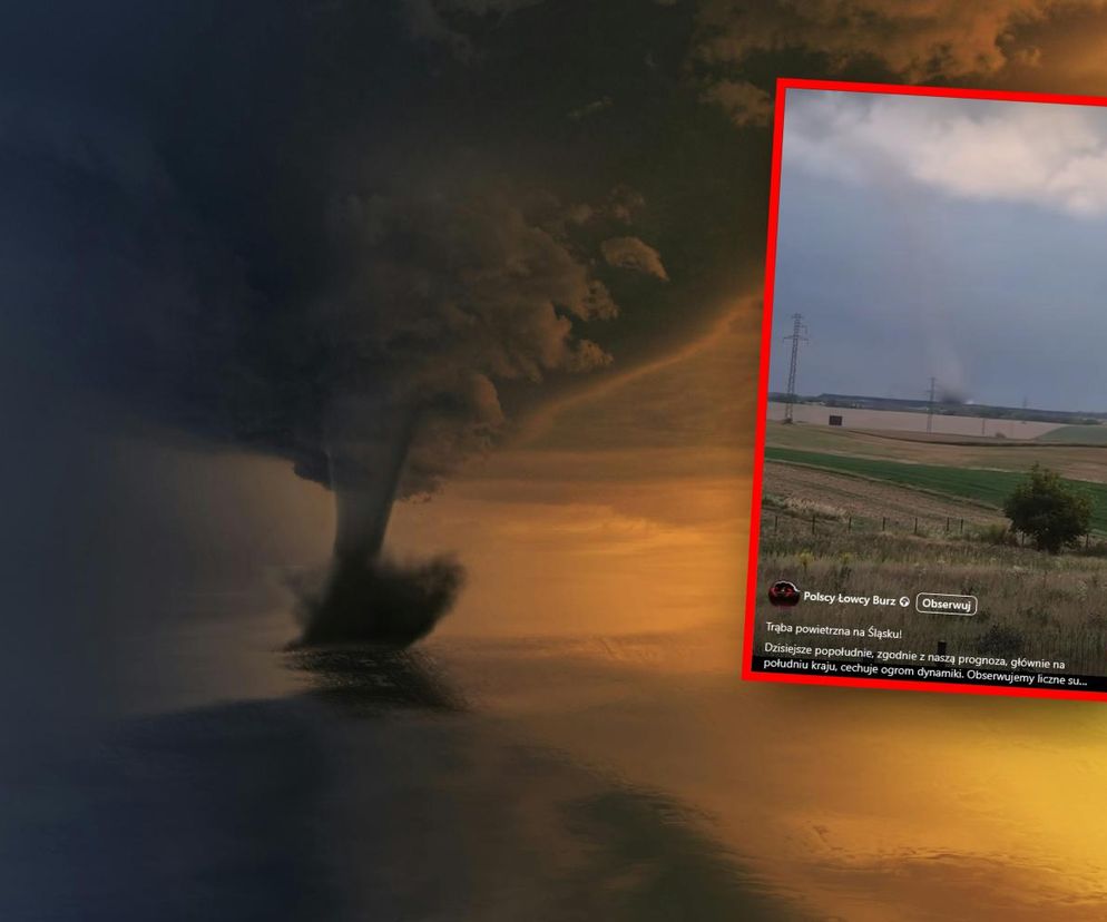 Trąba powietrzna nad Śląskiem