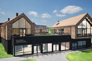   Centrum Dziedzictwa Historii i Kultury Warmii w Gietrzwałdzie [WIZUZALIZACJE]