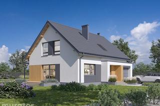 Projekt domu A110G1 Dobra rada G1 - wizualizacje, plany, rysunki