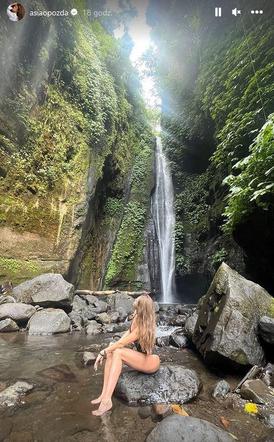 Joanna Opozda zarabia na Bali