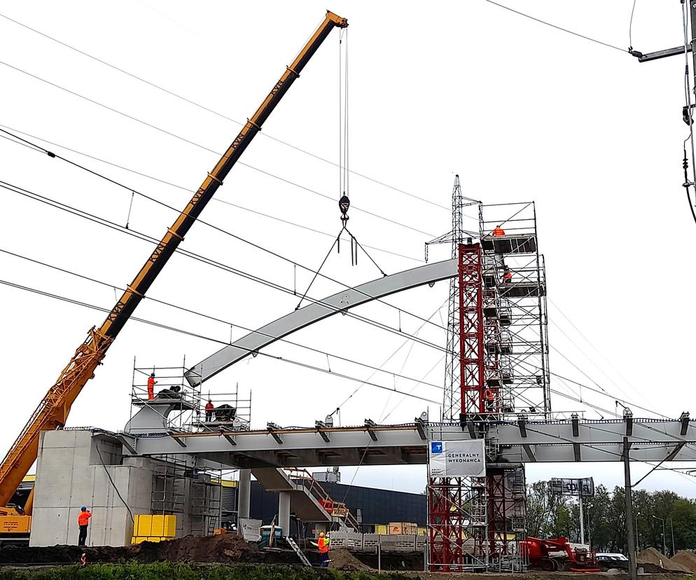 Budowa wiaduktu w Starachowicach 