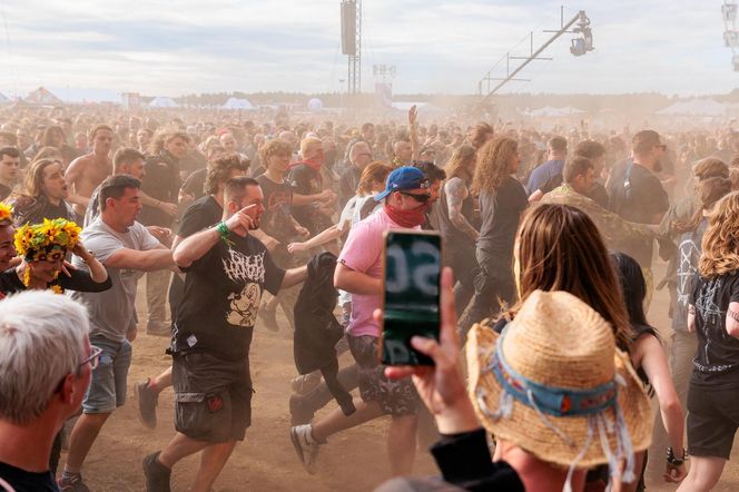 Festiwalowicze na Pol'and Rock Festivalu 2025