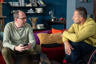 Barwy szczęścia odc. 2995. Sebastian (Marek Krupski), Marek Złoty (Marcin Perchuć)