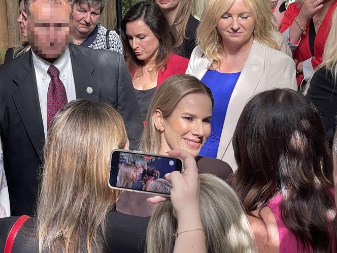 Pierwsza dama Marta Nawrocka w Pierożku na Greenpoincie