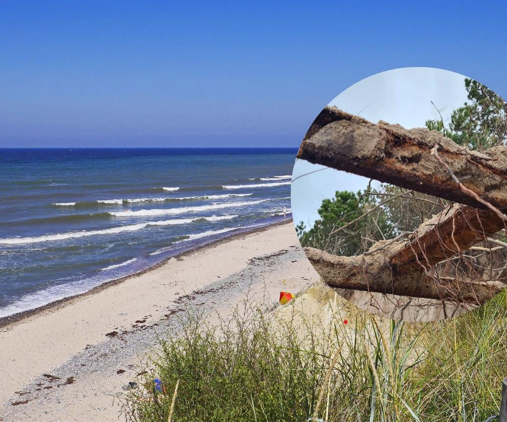 Tajemnicze tory odkryte na plaży nad Bałtykiem! Turyści przecierali oczy ze zdumienia