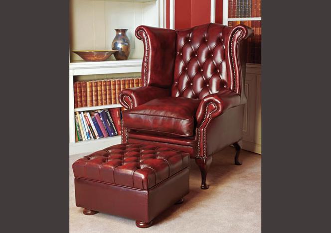 Fotel chippendale chesterfield