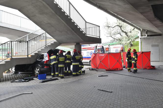 Wypadek koło Wału Miedzyszyńskiego